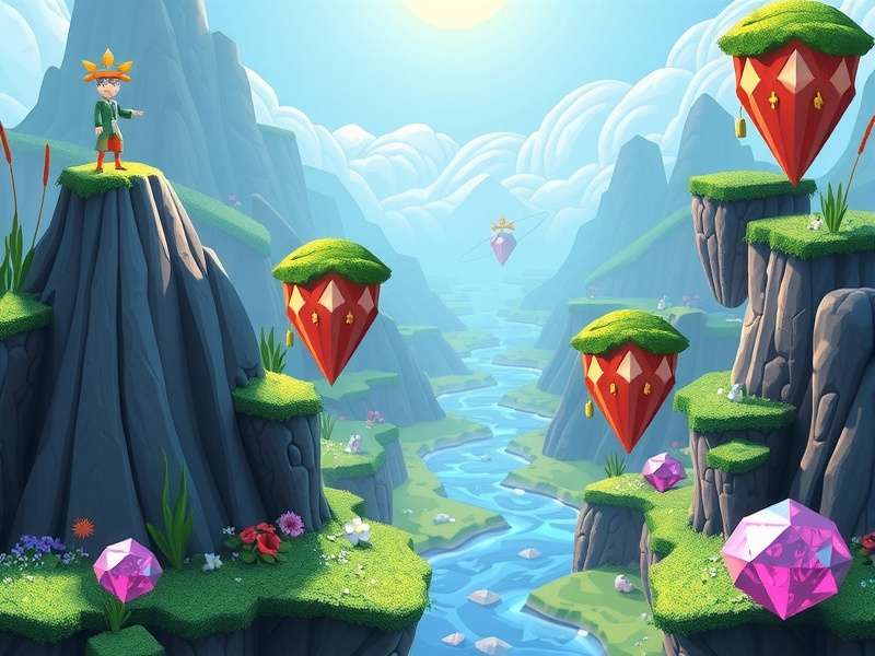 Diamond Wonder World level gameplay